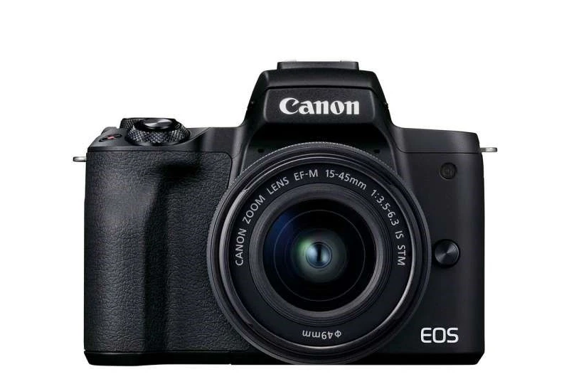 Canon EOS M50 Mark II Mirrorless Digital Camera + 15-45mm Lens Kit (Black)-01