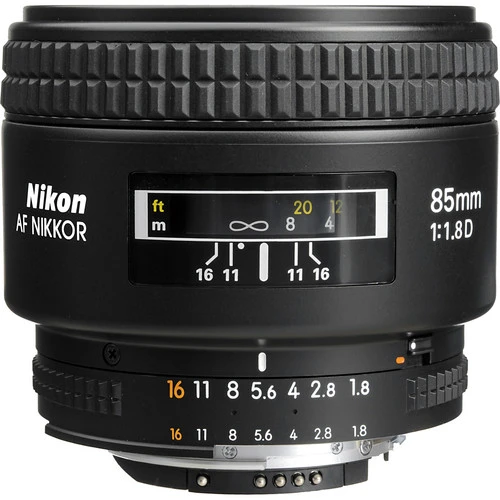 Nikon 85mm f/1.8D AF Nikkor FX-02