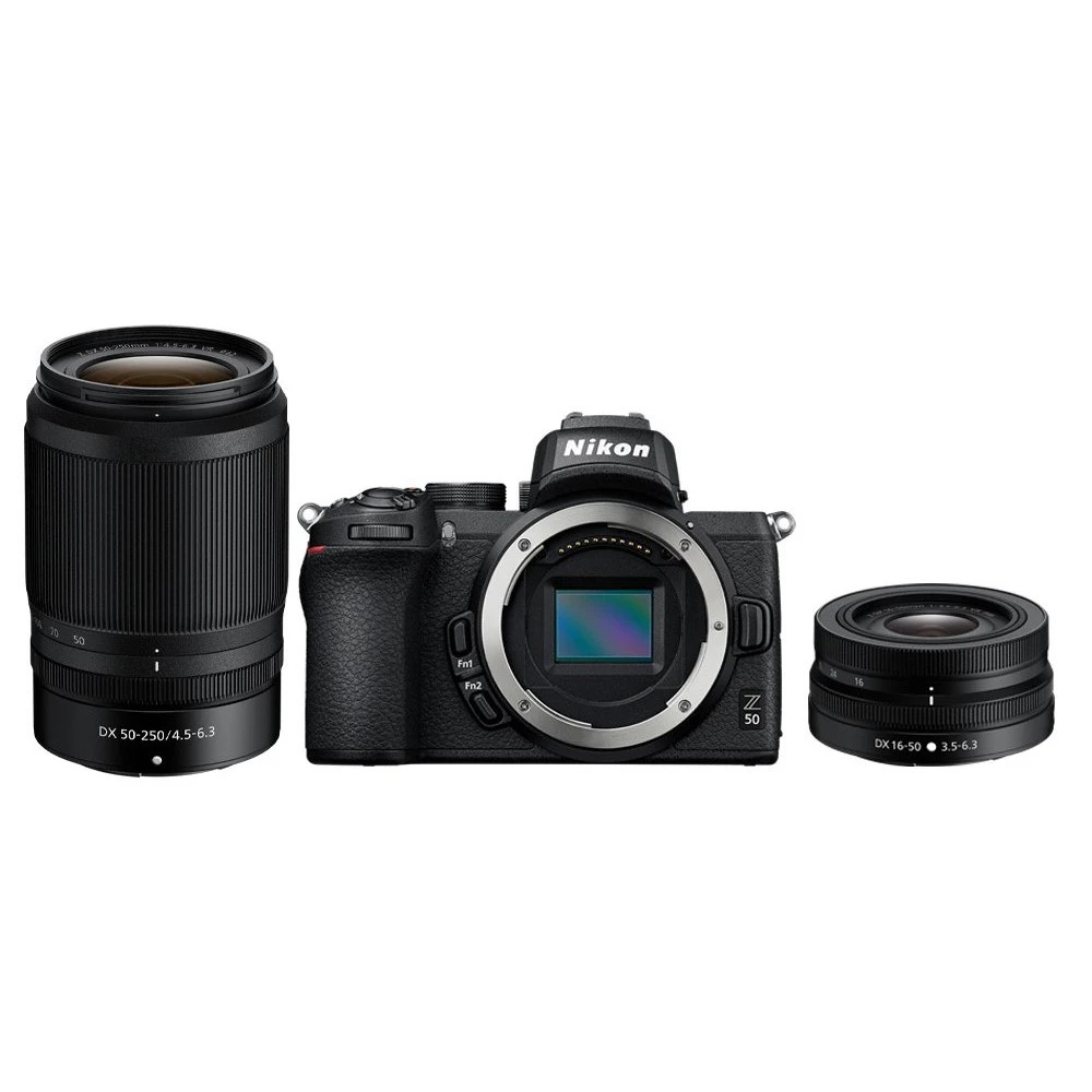 Nikon Z50 Digital Camera + 16-50mm + 50-250mm Lens Kit-01